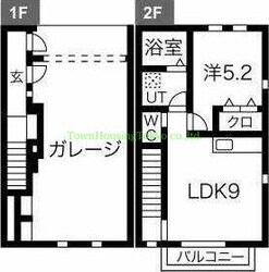 アンソレイエＡ棟の物件間取画像